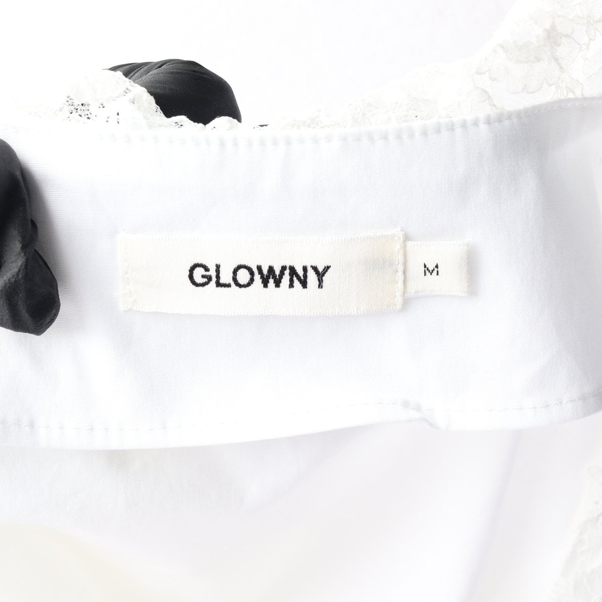 GLOWNY 글로니x시미헤이즈 25SS 화이트 슈가 퍼프 반팔 블라우스 M 이미지 5