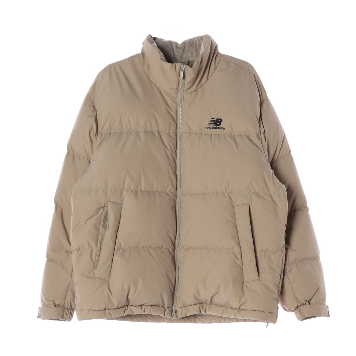 뉴발란스 23FW 구스다운 베이지 액티브 숏 다운 점퍼 패딩 L 상세 이미지 1