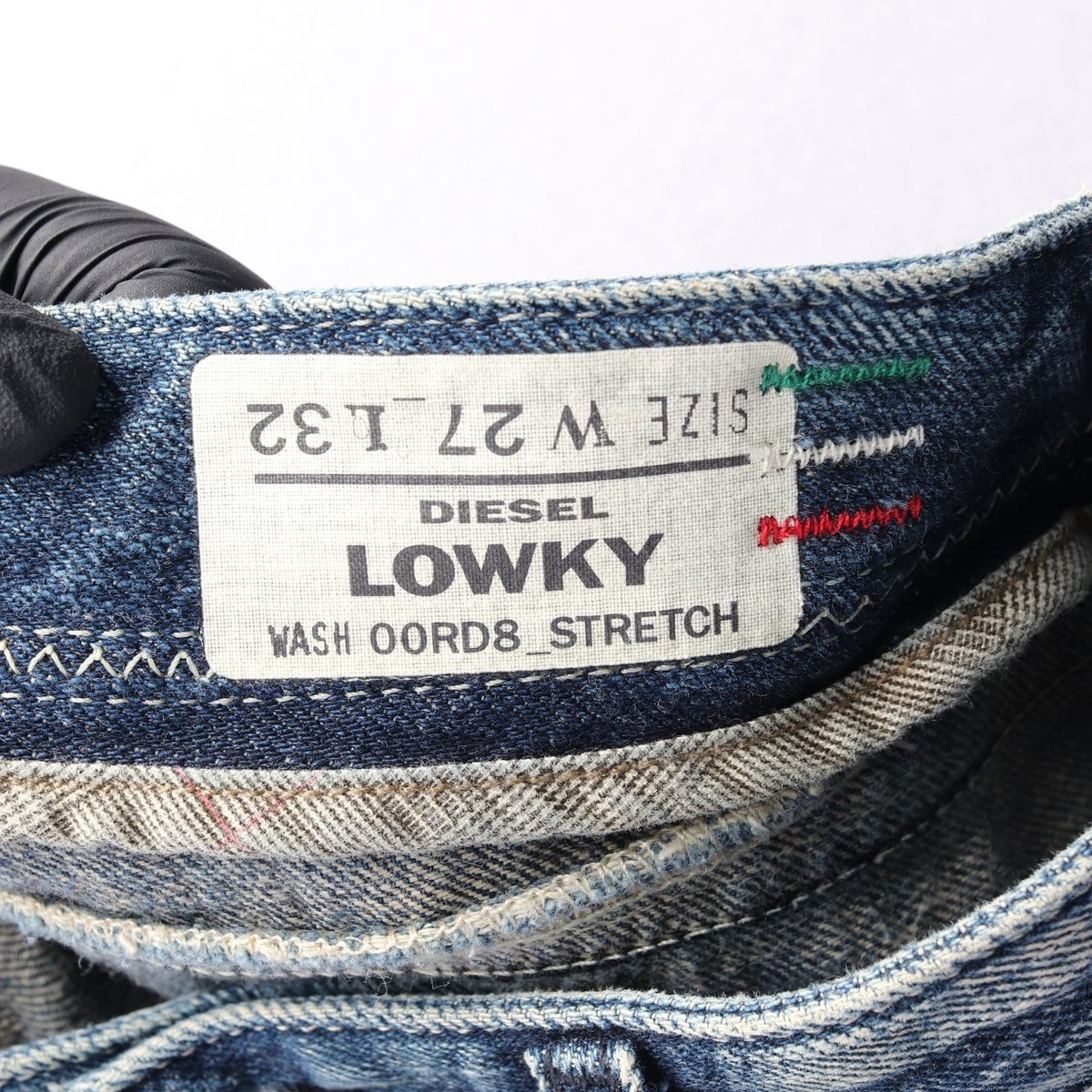 디젤 LOWKY W27 로우라이즈 데미지 진 데님 청바지  상세 이미지 6