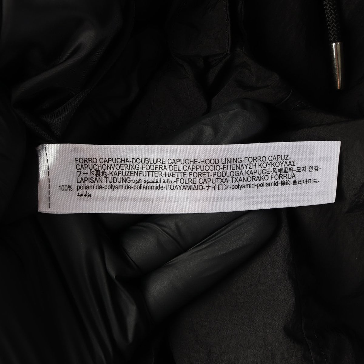 ZARA 자라 블랙 하이테크 후드 숏 자켓 재킷 바람막이 점퍼 S 상세 이미지 6
