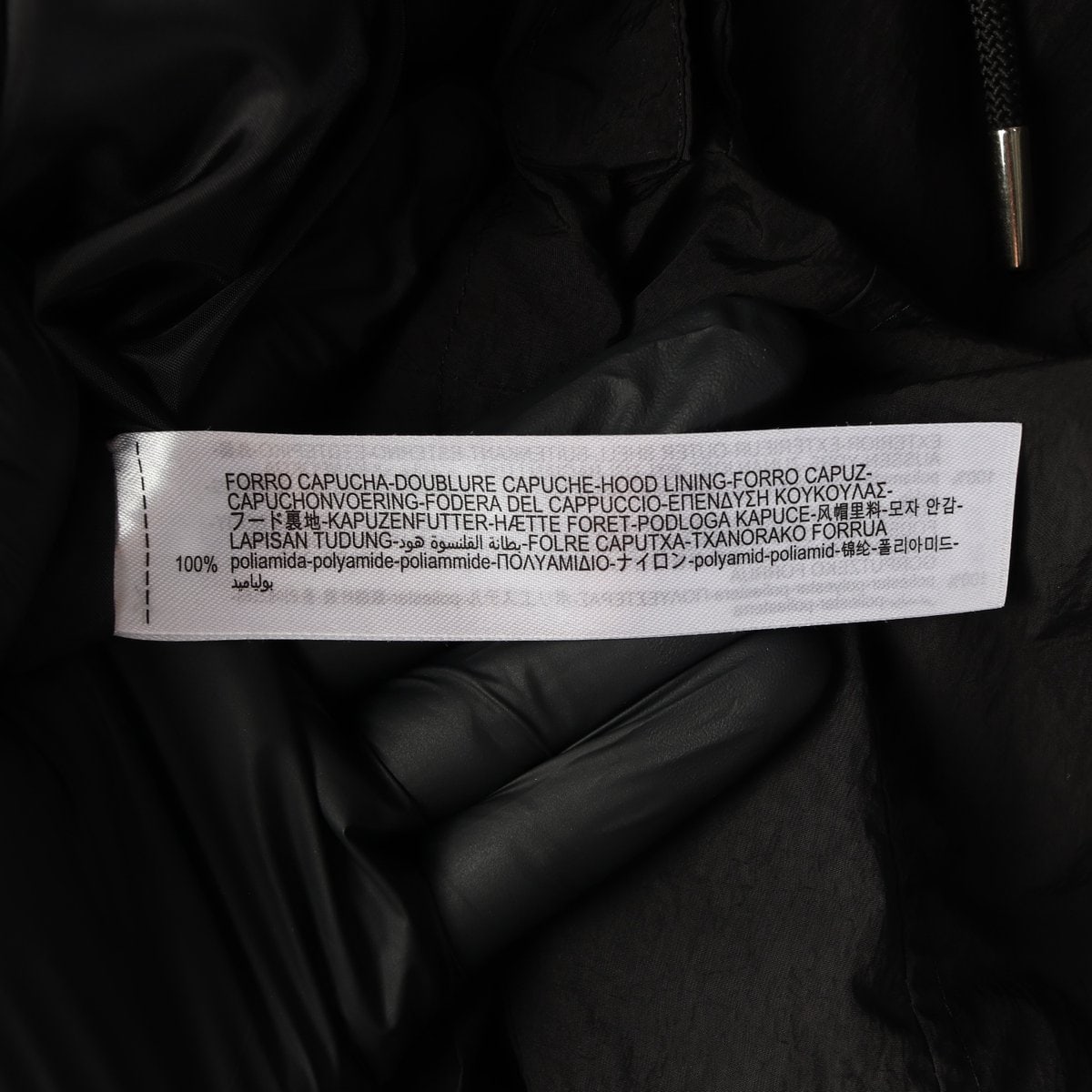 ZARA 자라 블랙 하이테크 후드 숏 자켓 재킷 바람막이 점퍼 S 이미지 6