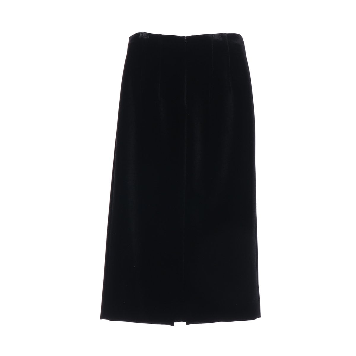 (새상품)ZARA 자라 블랙 벨벳 단추 포인트 롱 스커트 치마 S 상세 이미지 2