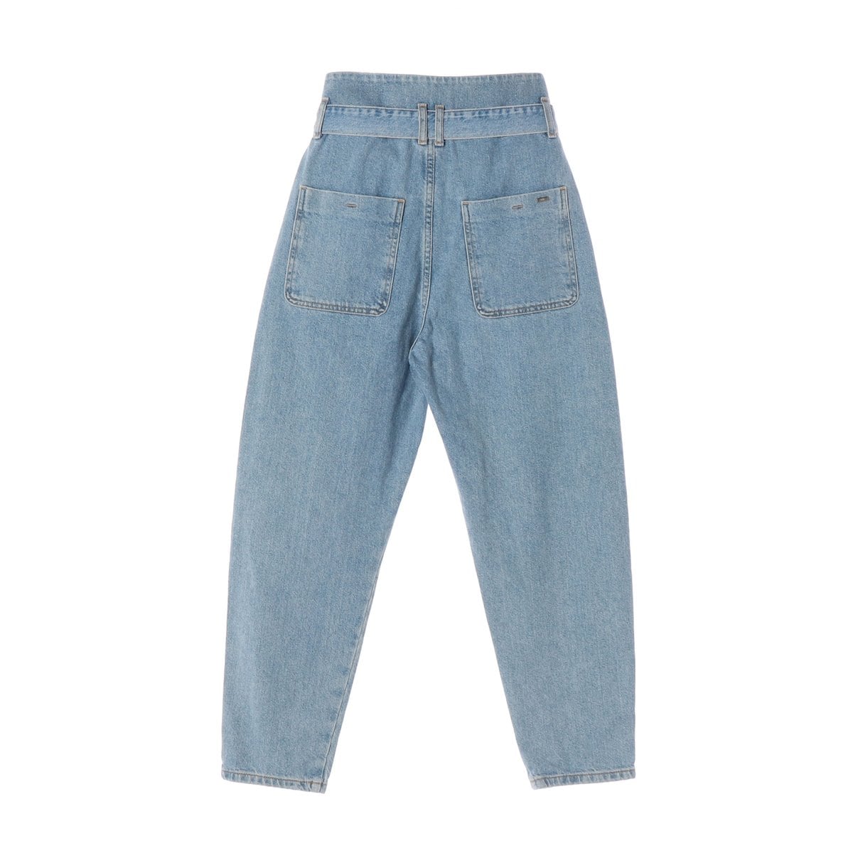 ZARA 자라 리본 벨트 하이라이즈 배기핏 데님 청바지 상세 이미지 2