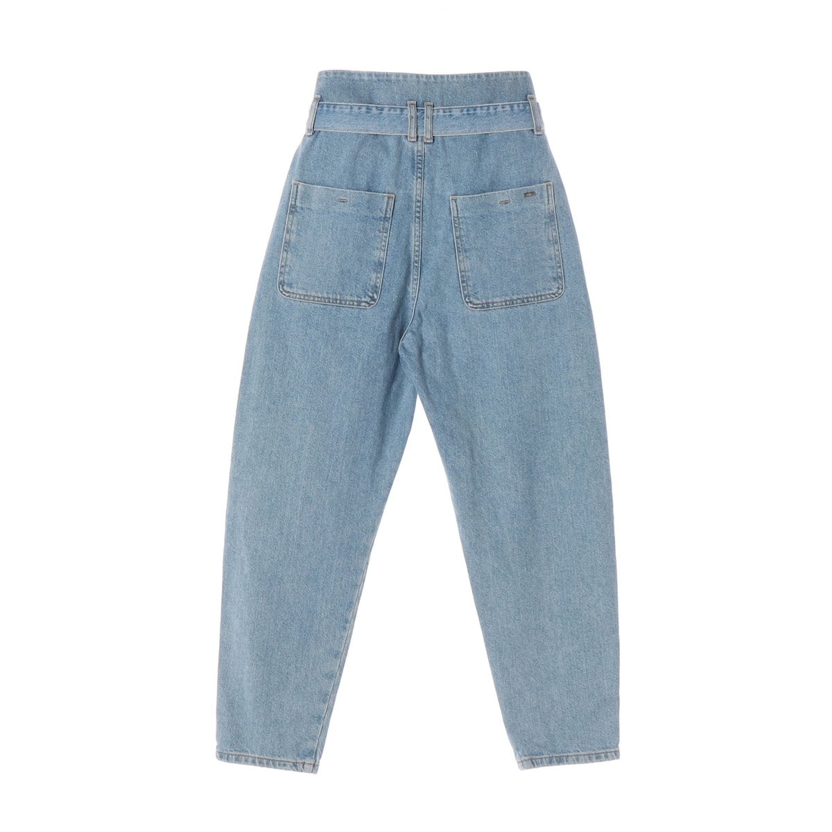 ZARA 자라 리본 벨트 하이라이즈 배기핏 데님 청바지 이미지 2