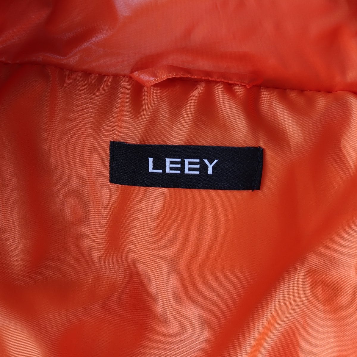 (새상품)LEEY 엘이이와이 오렌지 자수 크롭 푸퍼 패딩 점퍼 자켓  상세 이미지 6