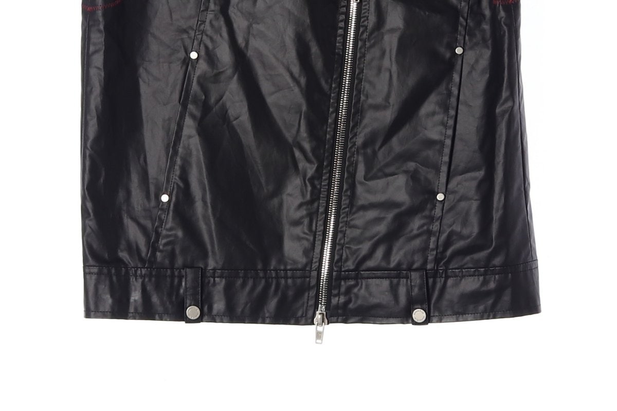 마뗑킴 22FW 블랙 로우 디테일 크롭 자켓 베스트 조끼 재킷  이미지 5