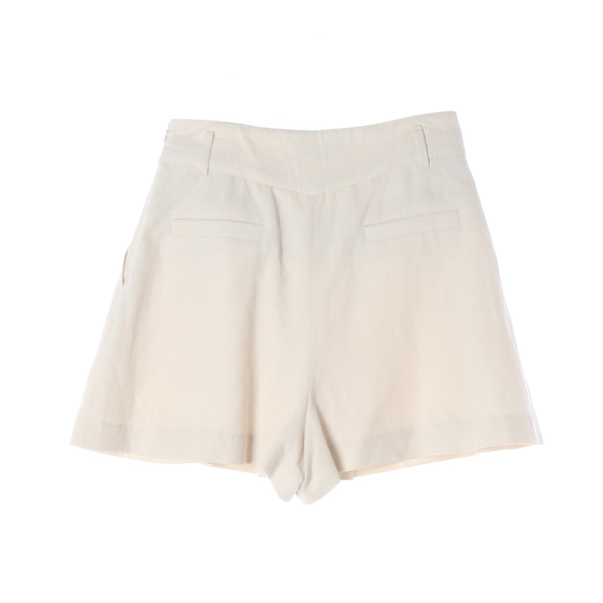 MAJE 마쥬 25SS 린넨 아이보리 A라인 쇼츠 슬랙스 반바지 상세 이미지 2