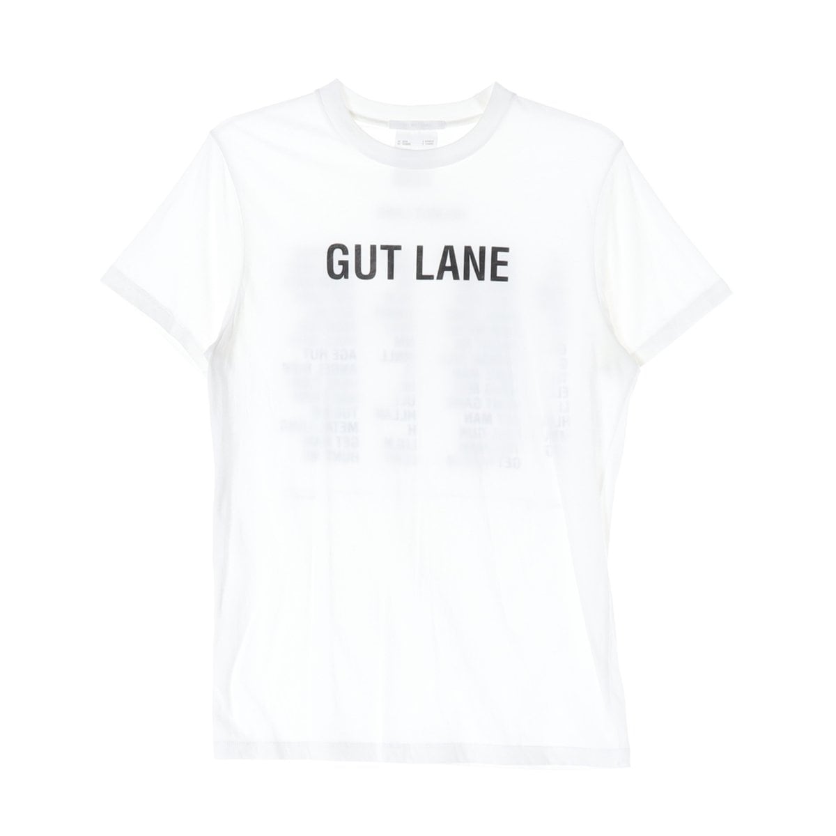 헬무트랭 SSENSE 화이트 Gut Lane 반팔 티셔츠 S 상세 이미지 1