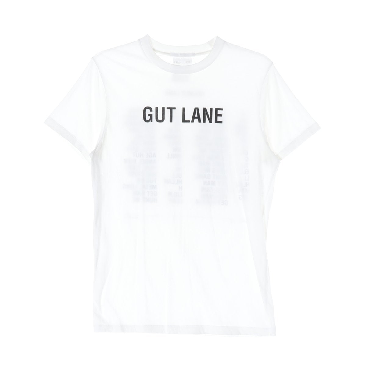 헬무트랭 SSENSE 화이트 Gut Lane 반팔 티셔츠 S 이미지 1