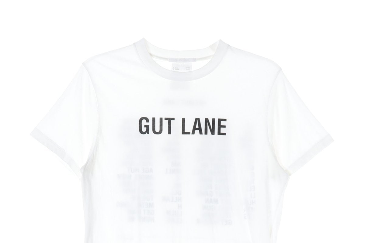 헬무트랭 SSENSE 화이트 Gut Lane 반팔 티셔츠 S 이미지 3