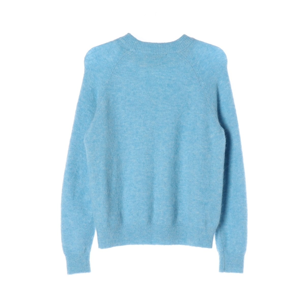 ZARA 자라 알파카 울 스카이블루 라운드 니트 스웨터 S 상세 이미지 2