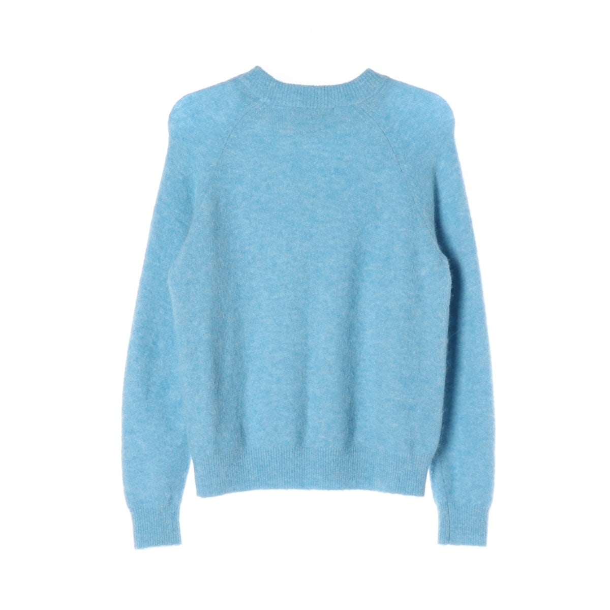 ZARA 자라 알파카 울 스카이블루 라운드 니트 스웨터 S 이미지 2