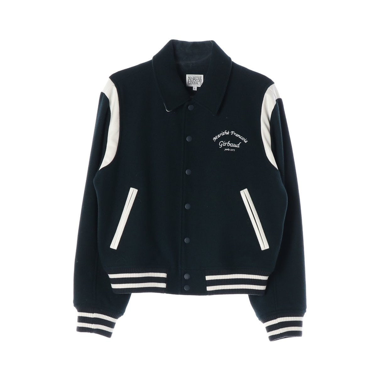 마리떼 프랑소와 저버 23FW 다크그린 울90% 바시티 재킷 자켓 야구점퍼 이미지 1