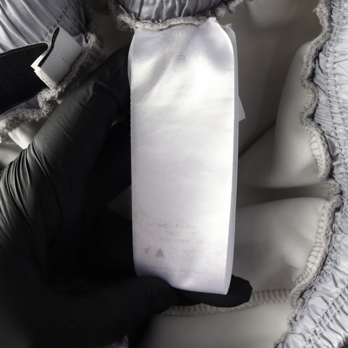 IRO 이로 그레이 로고 새틴 밴딩 벌룬 와이드 조거팬츠 스웨트팬츠 S 이미지 7