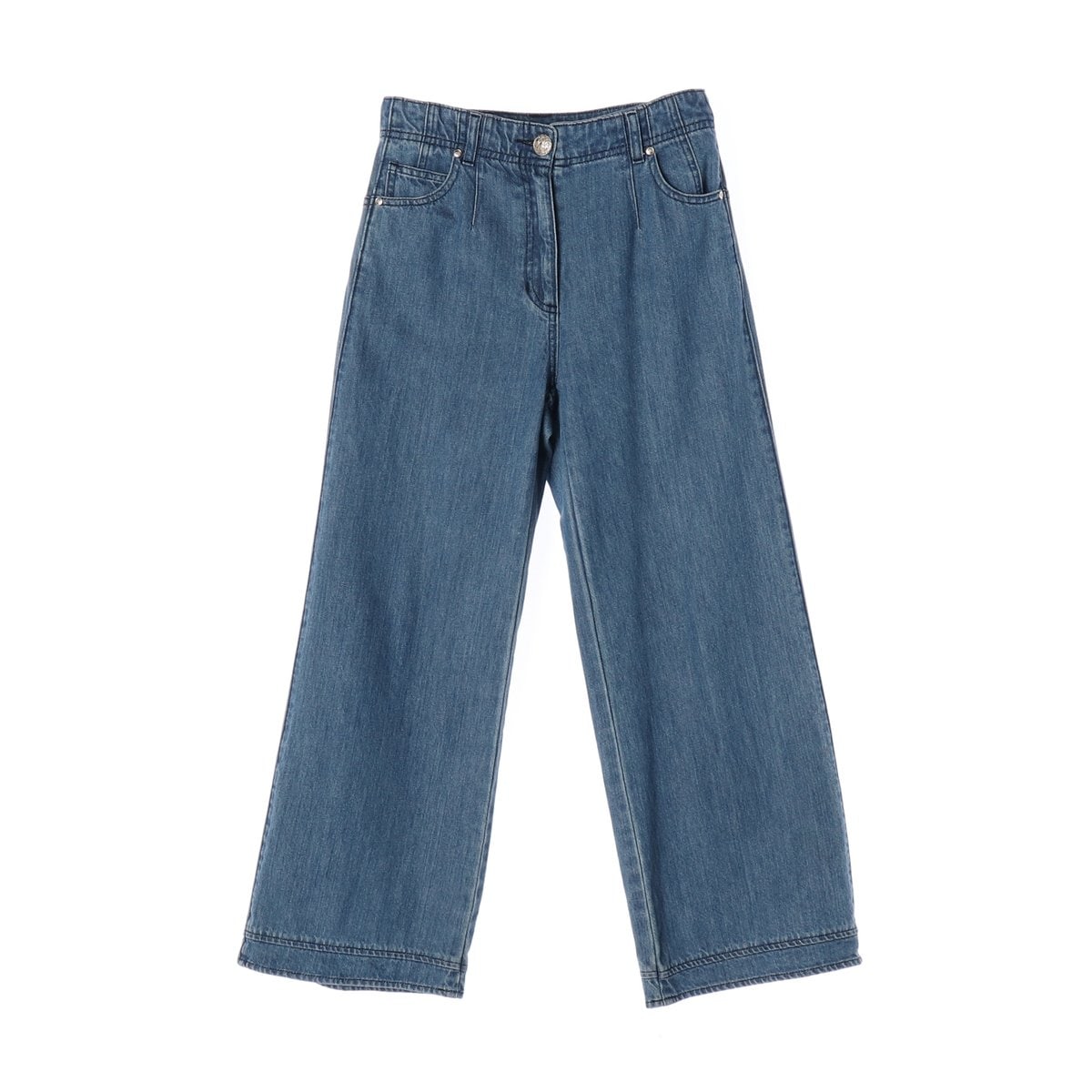 MINE 마인 23FW 중청 와이드 스트레이트 데님 청바지  이미지 1