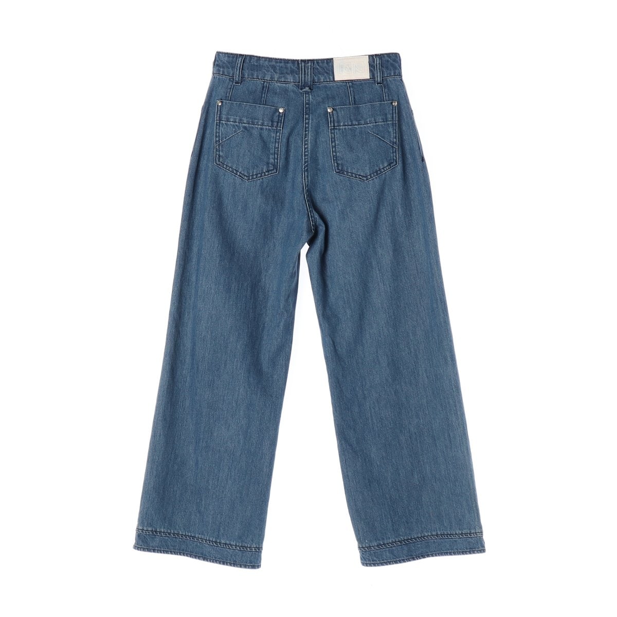 MINE 마인 23FW 중청 와이드 스트레이트 데님 청바지  이미지 2