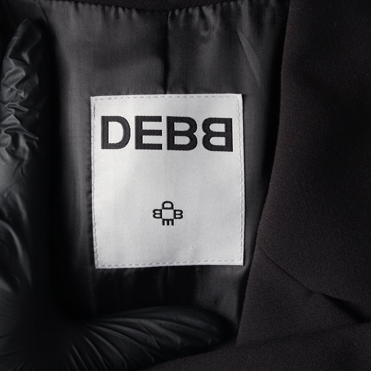 DEBB 뎁 블랙 더블버튼 클래식 플리츠 트렌치 롱 원피스 M 이미지 7