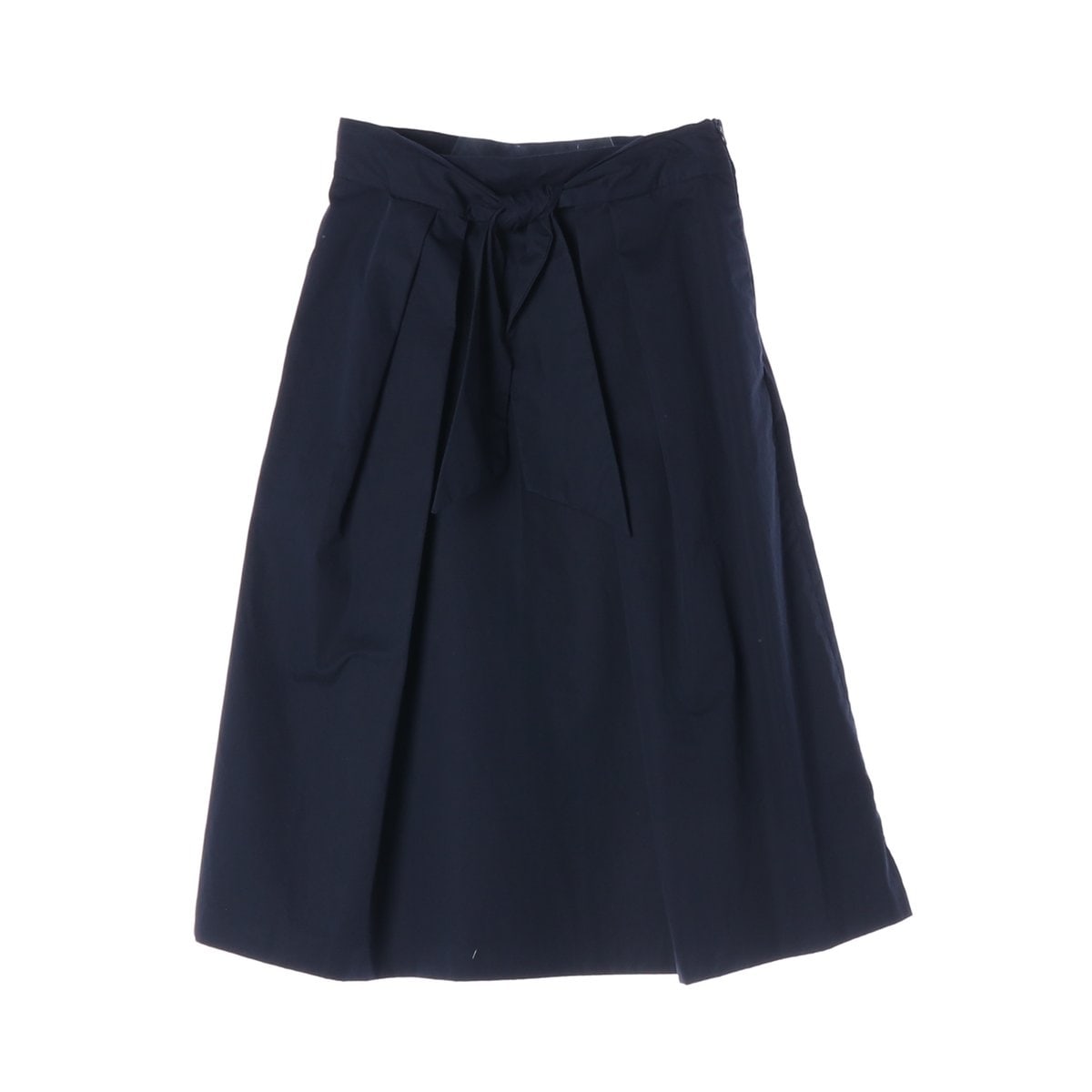 ZARA 자라 네이비 리본 타이 A라인 스커트 치마 이미지 1