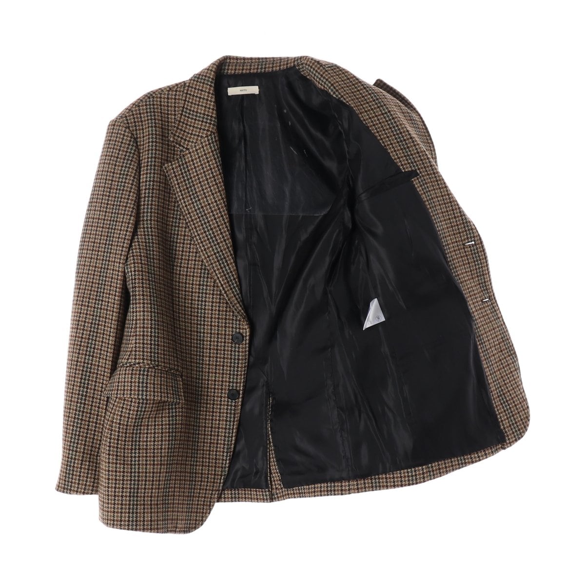 렉토 21FW 70S 도그투스 체크 울 자켓 재킷 블레이저 M 상세 이미지 2