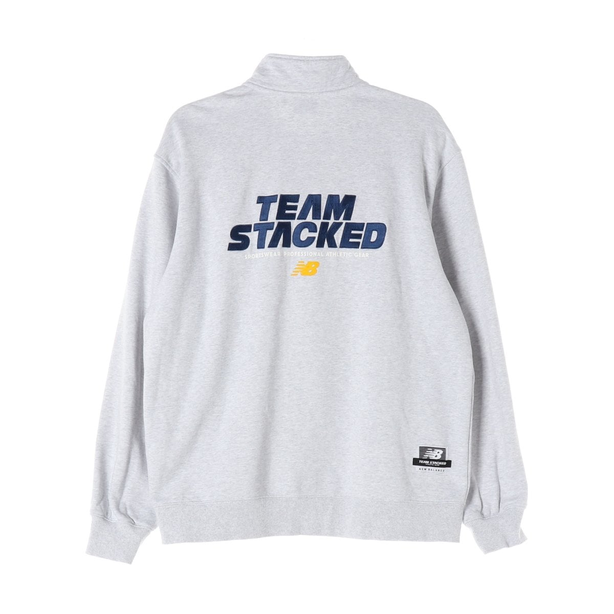 뉴발란스 23FW TEAM STACKED 하프집업 기모 맨투맨 스웨트셔츠 XL 상세 이미지 2