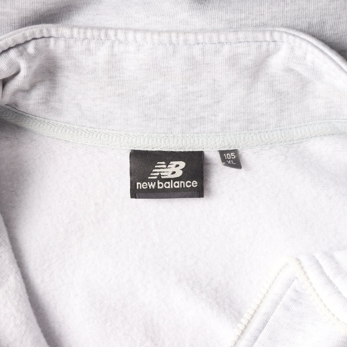 뉴발란스 23FW TEAM STACKED 하프집업 기모 맨투맨 스웨트셔츠 XL 상세 이미지 5