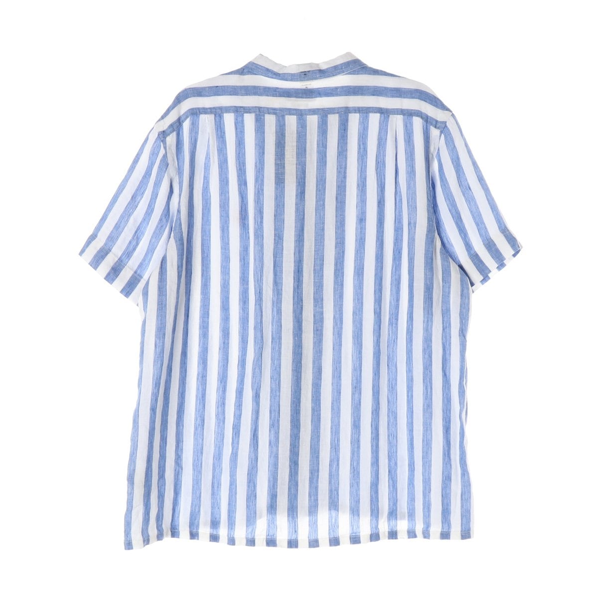 (새상품)폴로 랄프 로렌 25SS 린넨100% 블루 스트라이프 반팔 셔츠 XL 상세 이미지 2