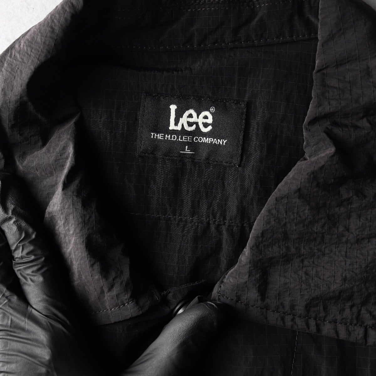 LEE 리 24SS 블랙 투 포켓 나일론 반팔 셔츠 L 상세 이미지 5