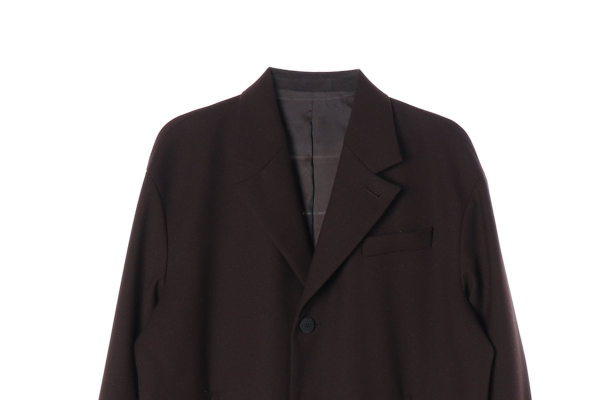 우영미 23FW 브라운 울 싱글 블레이저 자켓 재킷 상세 이미지 4