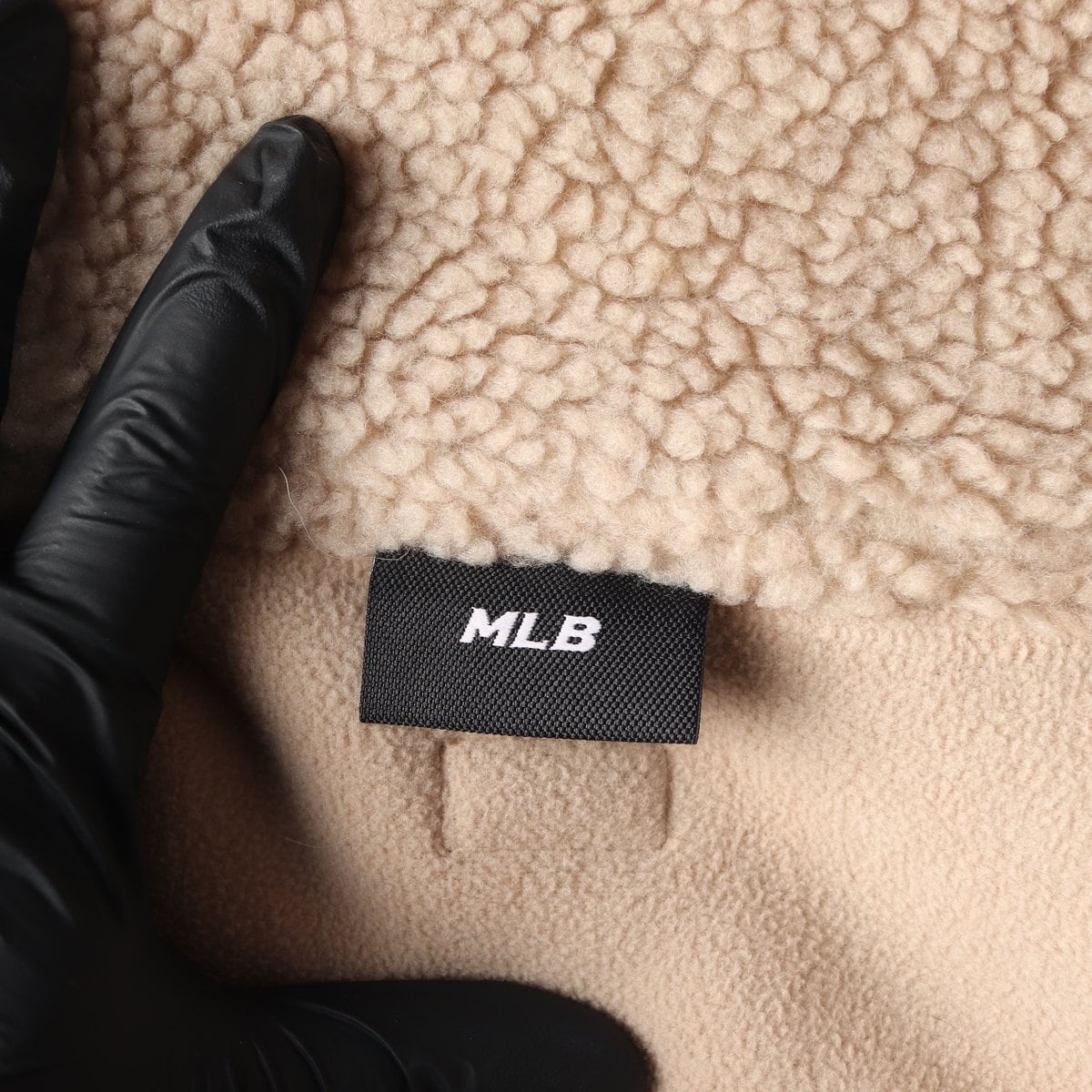 MLB 엠엘비 NY 베이지 플리스 후리스 집업 재킷 점퍼 M 상세 이미지 5