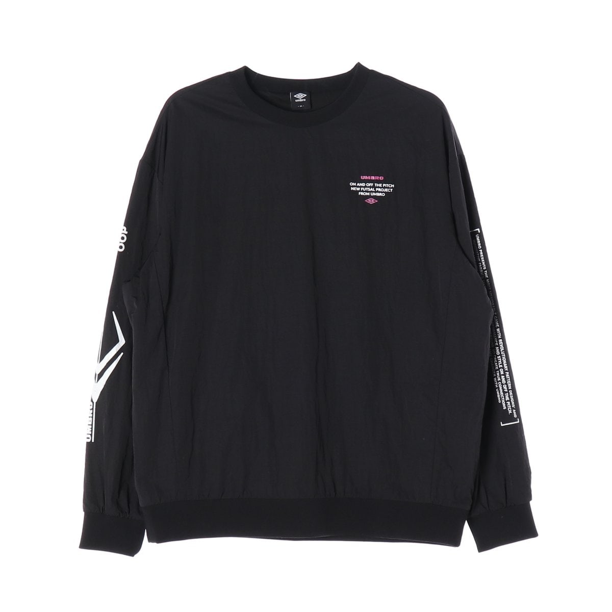 엄브로 ON AND OFF THE PITCH 나일론 맨투맨 블랙 XL 이미지 1