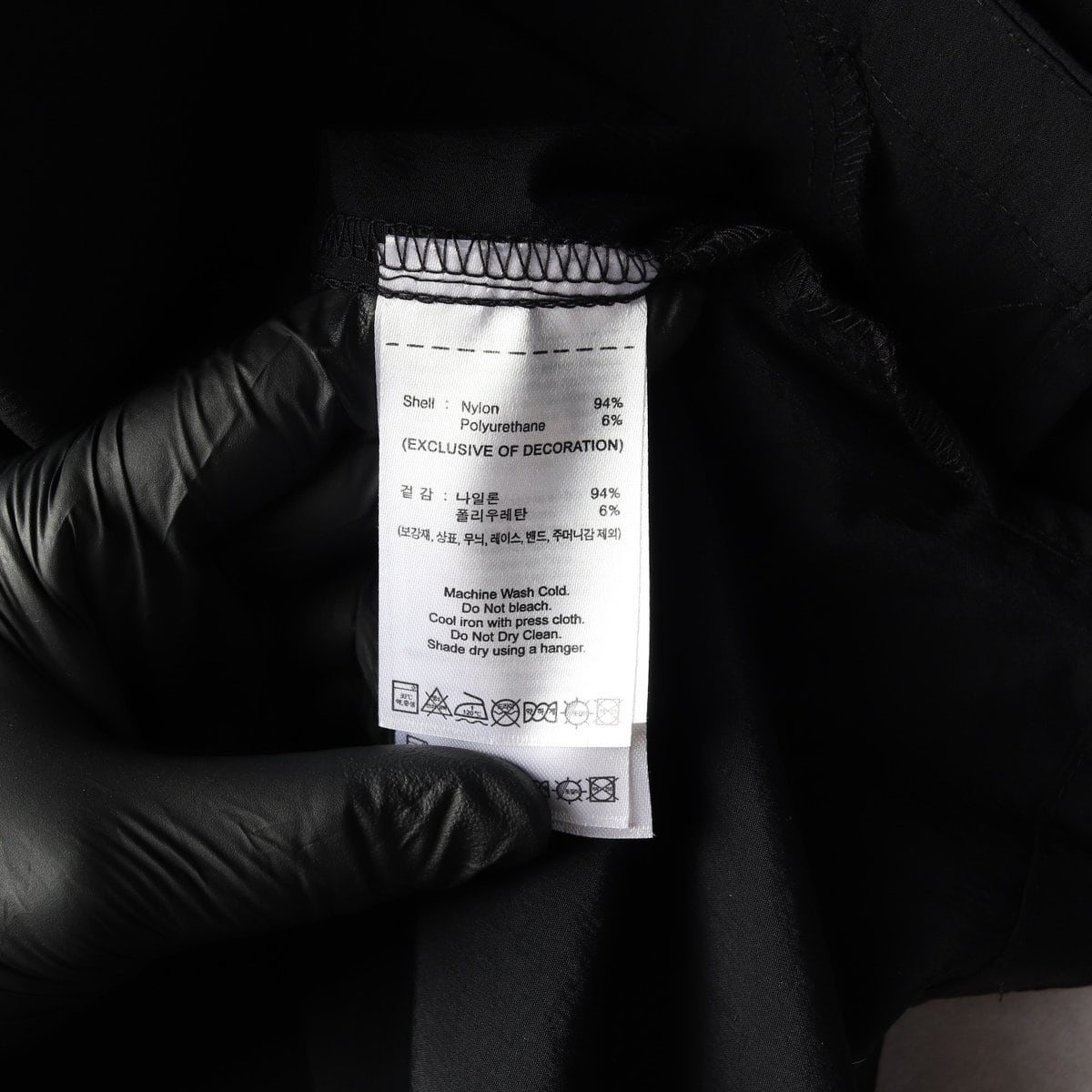 DKNY 디케이앤와이 골프 25SS 우븐 반팔 셔츠 블랙 XL 상세 이미지 6