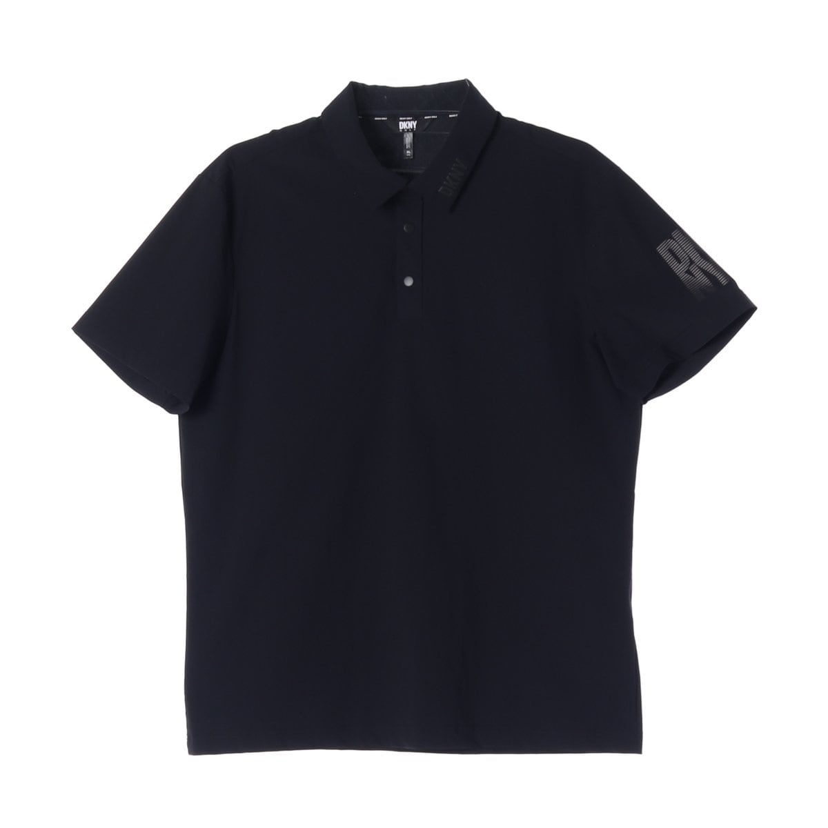 DKNY 디케이앤와이 골프 22SS 반팔 카라 티셔츠 로고 블랙 XL 상세 이미지 1