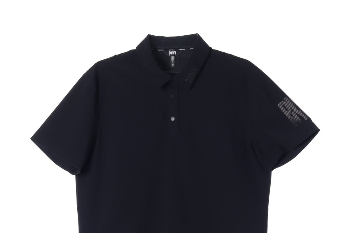 DKNY 디케이앤와이 골프 22SS 반팔 카라 티셔츠 로고 블랙 XL 상세 이미지 3