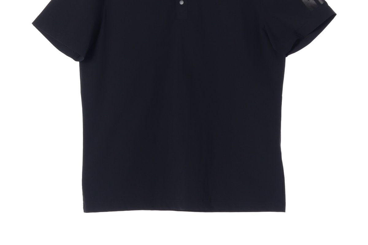 DKNY 디케이앤와이 골프 22SS 반팔 카라 티셔츠 로고 블랙 XL 이미지 4