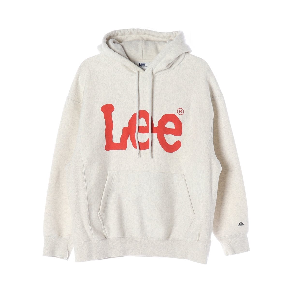 LEE 리 빅로고 오버핏 기모 후디 후드티 오트밀 S 상세 이미지 1
