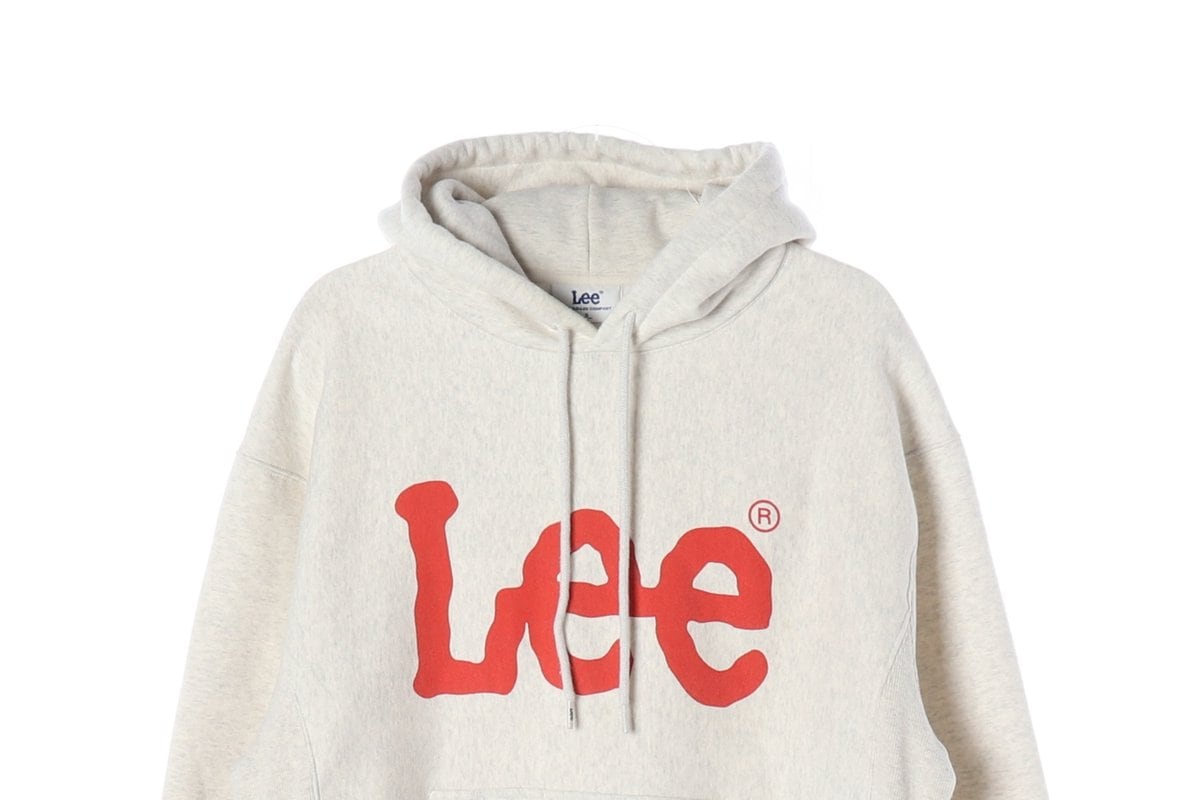 LEE 리 빅로고 오버핏 기모 후디 후드티 오트밀 S 상세 이미지 3