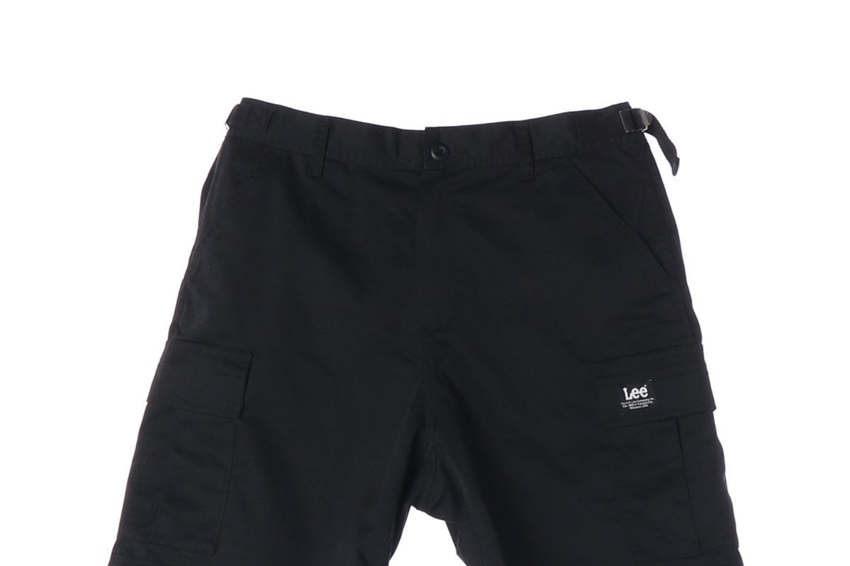 LEE 리 23SS 코튼 BDU 팬츠 블랙 카고 쇼츠 반바지  L 상세 이미지 3