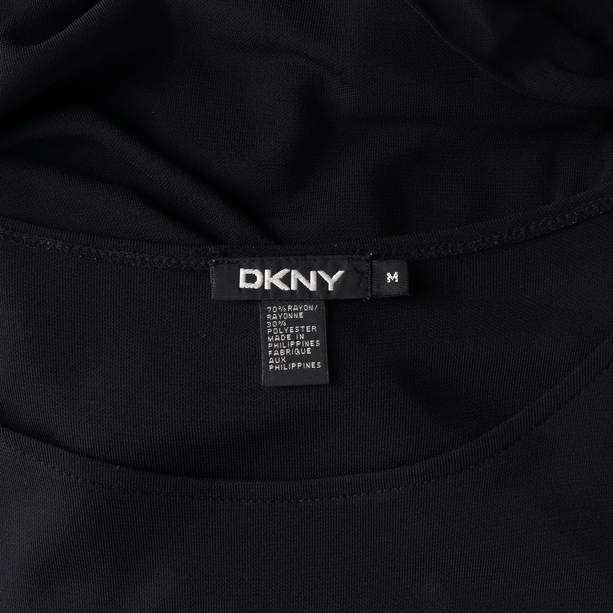 DKNY 디케이앤와이 블랙 리본 벨트 민소매 슬리브리스 M 상세 이미지 6