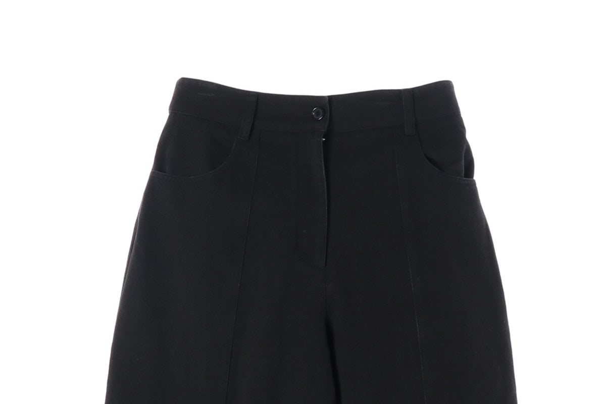 ORR오르 블랙 벌룬 와이드 데님 팬츠 블랙진 M 이미지 3