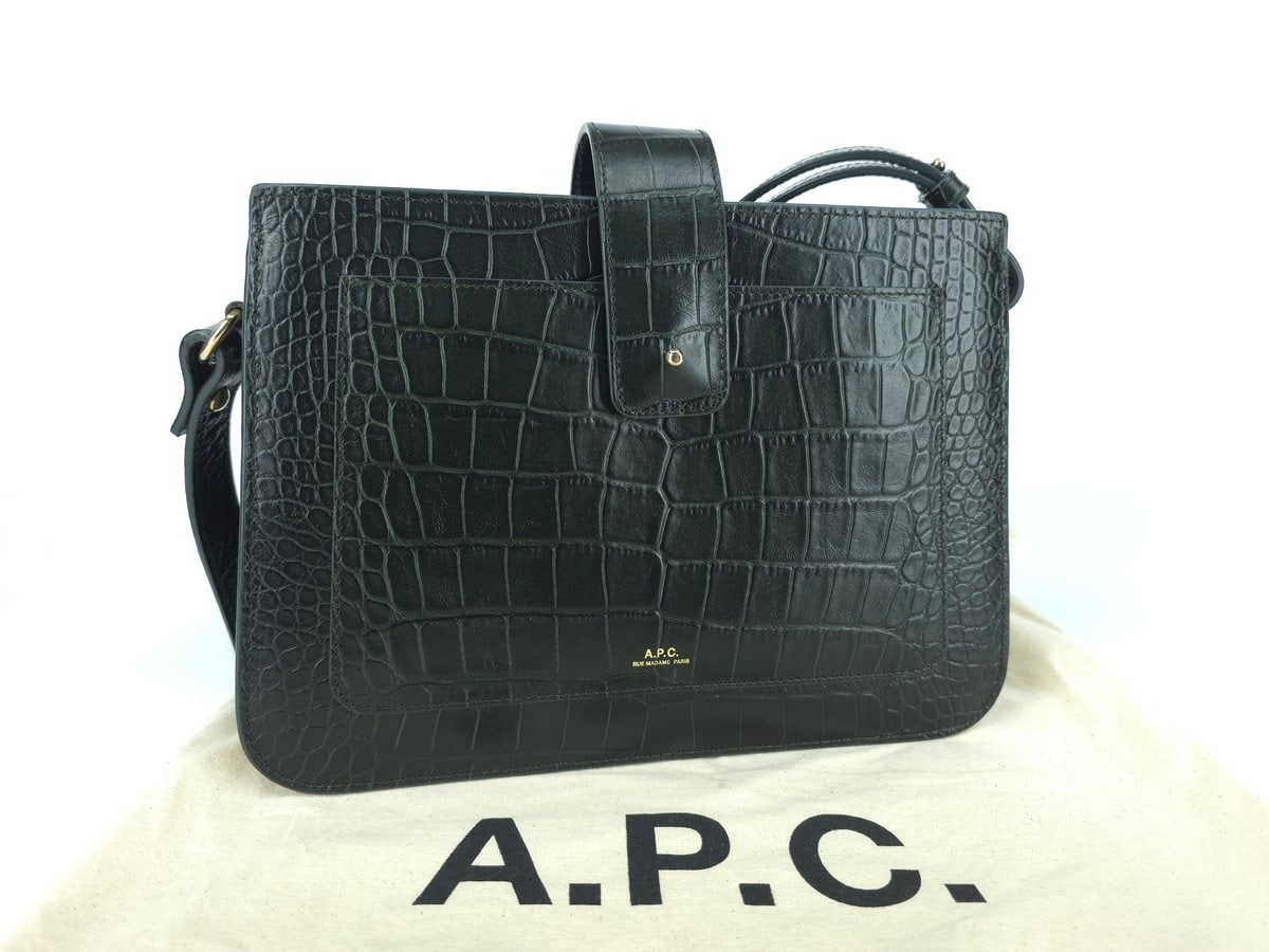 APC 아페쎄 크로커다일 알반 크로스백 숄더백  이미지 1