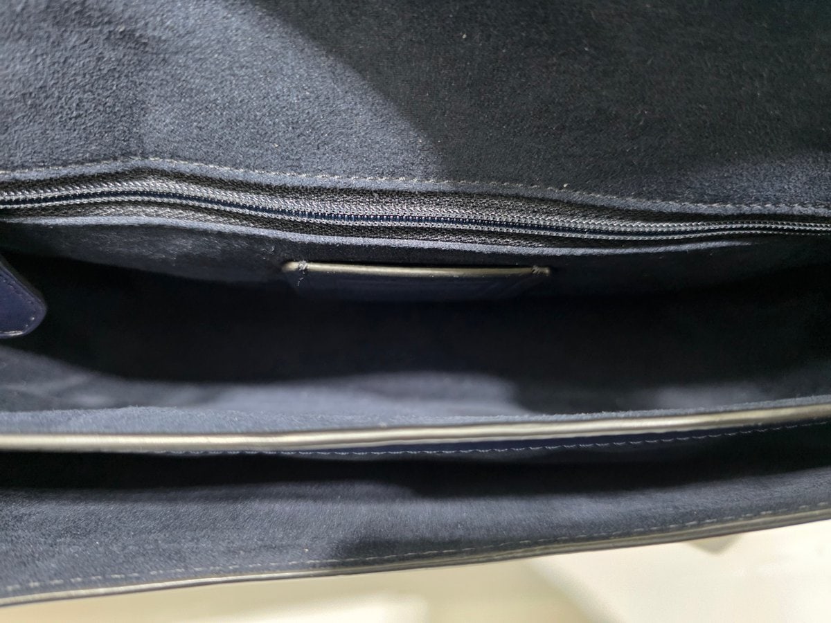 코치 조지 숄더 리니어 퀼팅백 숄더백 블루 네이비 이미지 8
