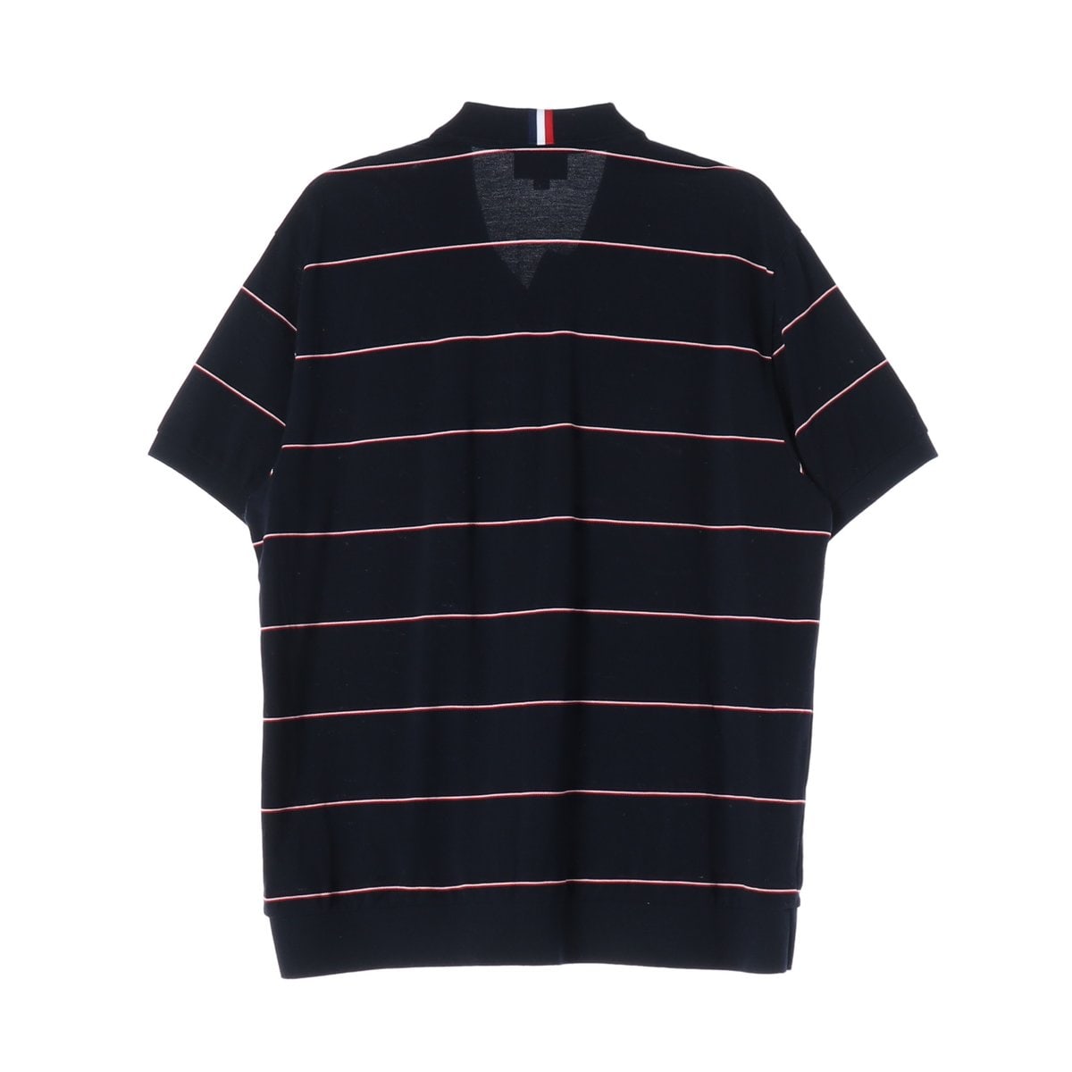 라코스테 23SS 스트라이프 반팔 카라티 폴로 티셔츠 블랙 XL 이미지 2
