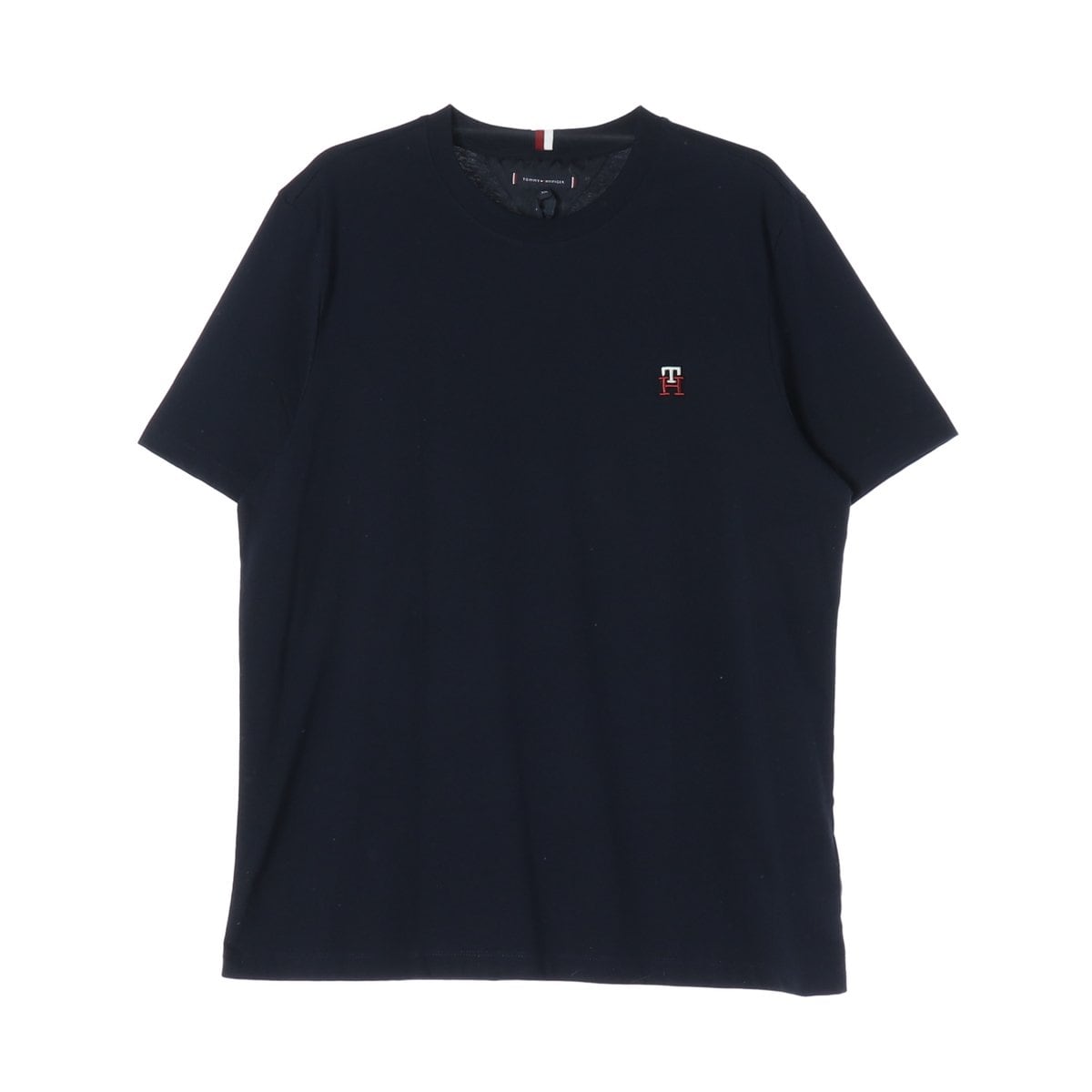 (새상품)타미힐피거 23SS TH 로고 반팔 티셔츠 블랙 XXL 상세 이미지 1