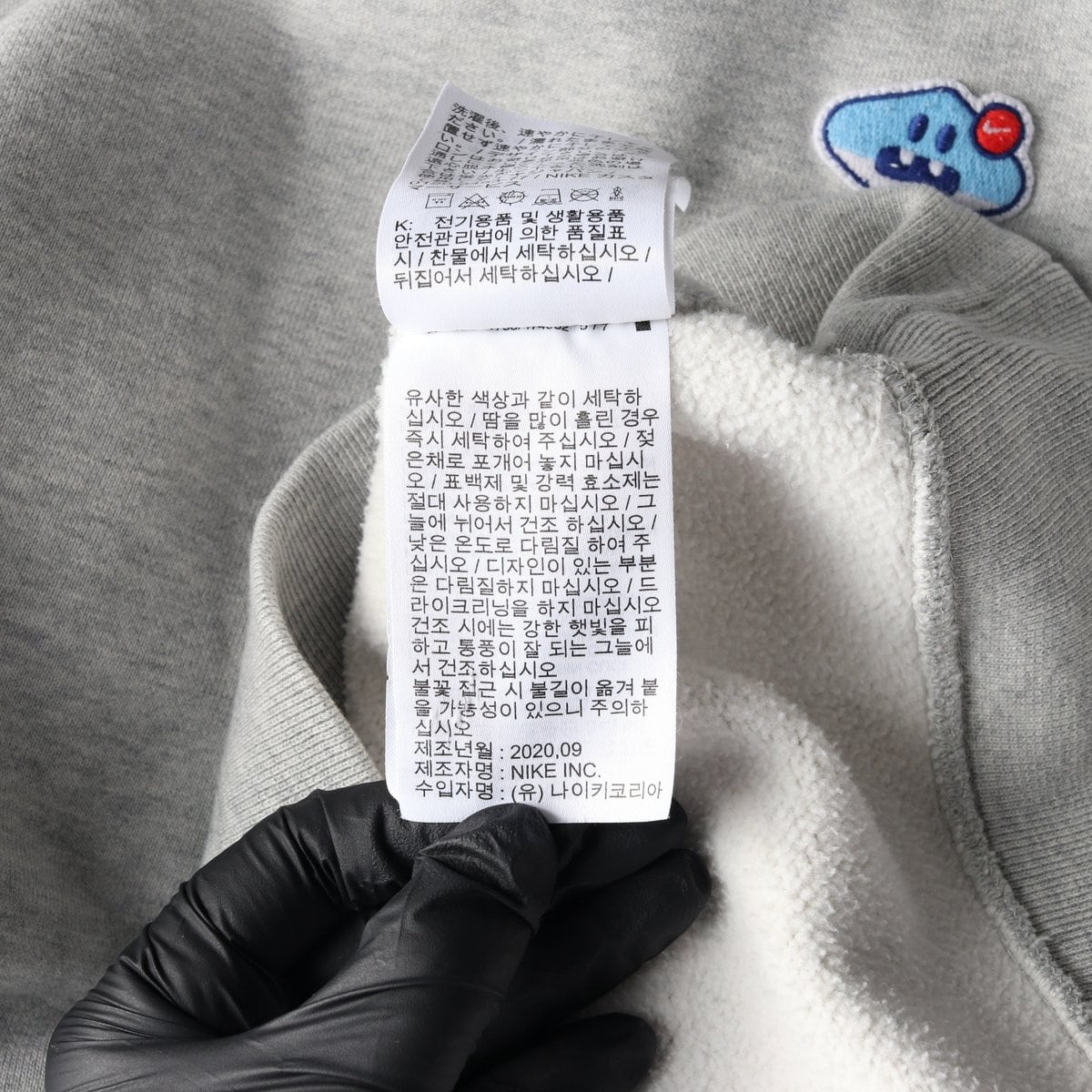 나이키 NSW 에어모지 티쓰 플리스 크루 탑 기모 맨투맨 스웨트셔츠 상세 이미지 7