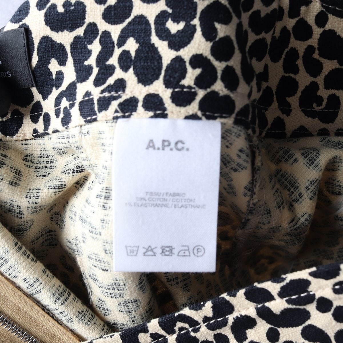 APC 아페쎄 레오파드 프린팅 미니 스커트 치마  이미지 6