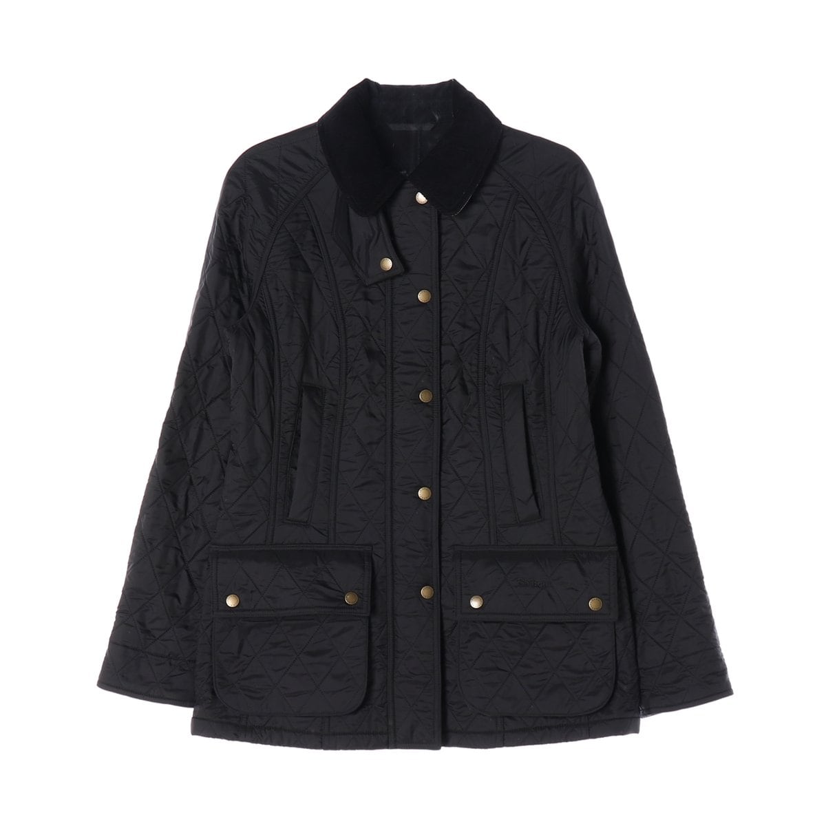 바버 22FW 비드넬 재킷 퀼팅 패딩 카라 자켓 블랙  상세 이미지 1