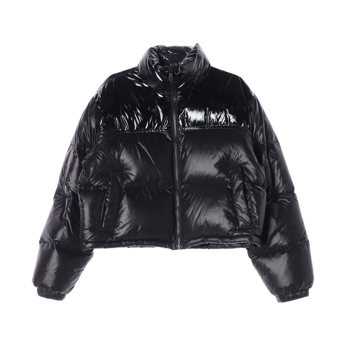마르디메크르디 24FW 하이넥 구스다운 숏 패딩 블랙 이미지 1