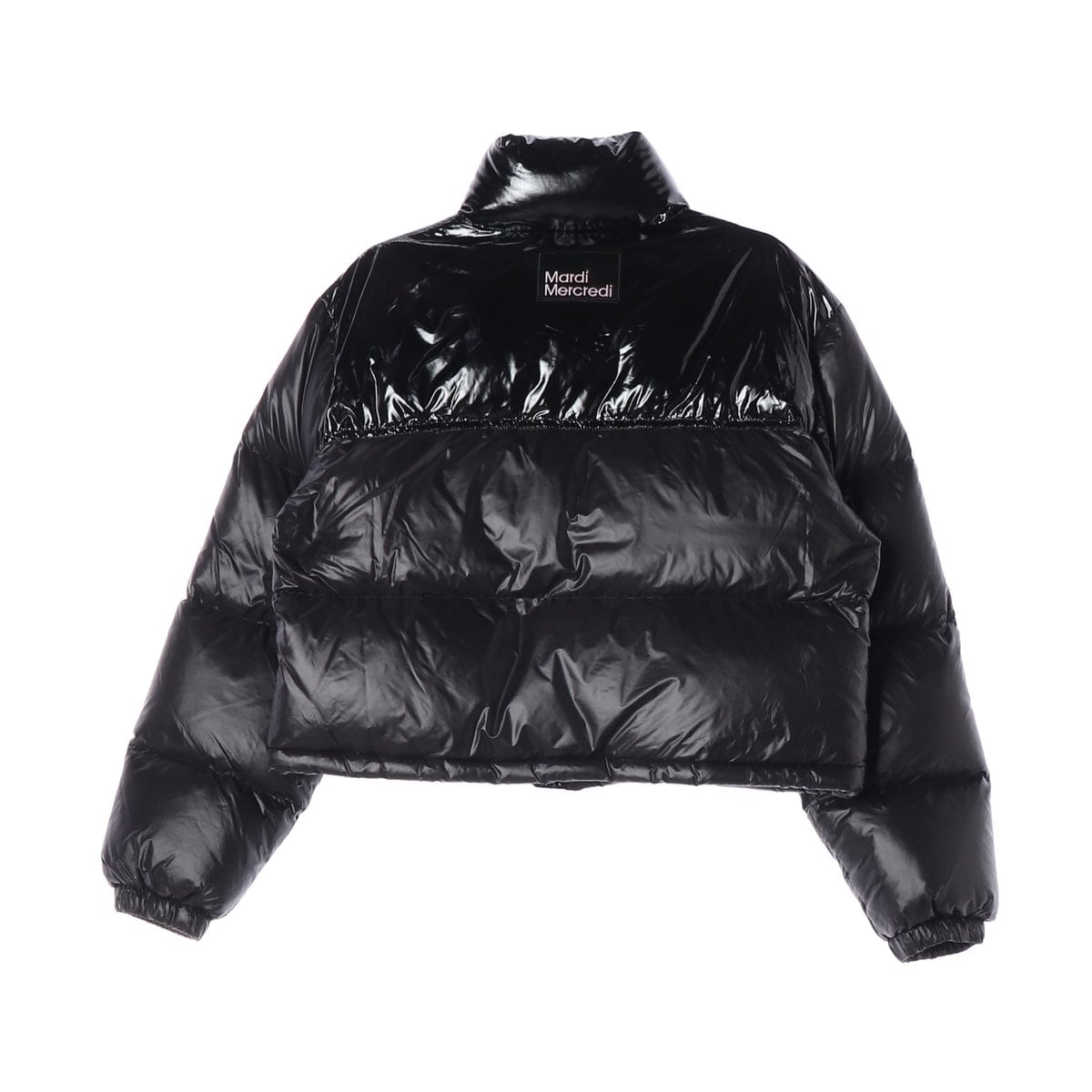 마르디메크르디 24FW 하이넥 구스다운 숏 패딩 블랙 상세 이미지 2