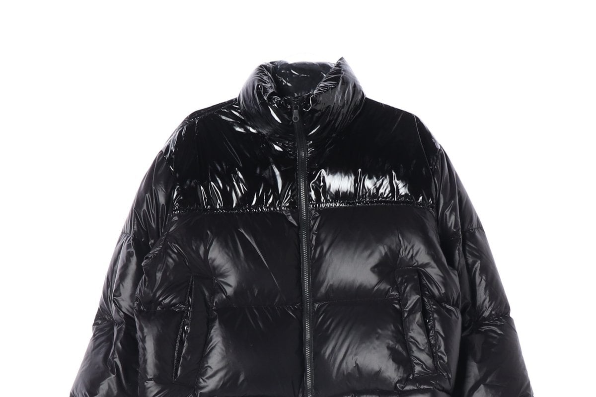 마르디메크르디 24FW 하이넥 구스다운 숏 패딩 블랙 상세 이미지 4