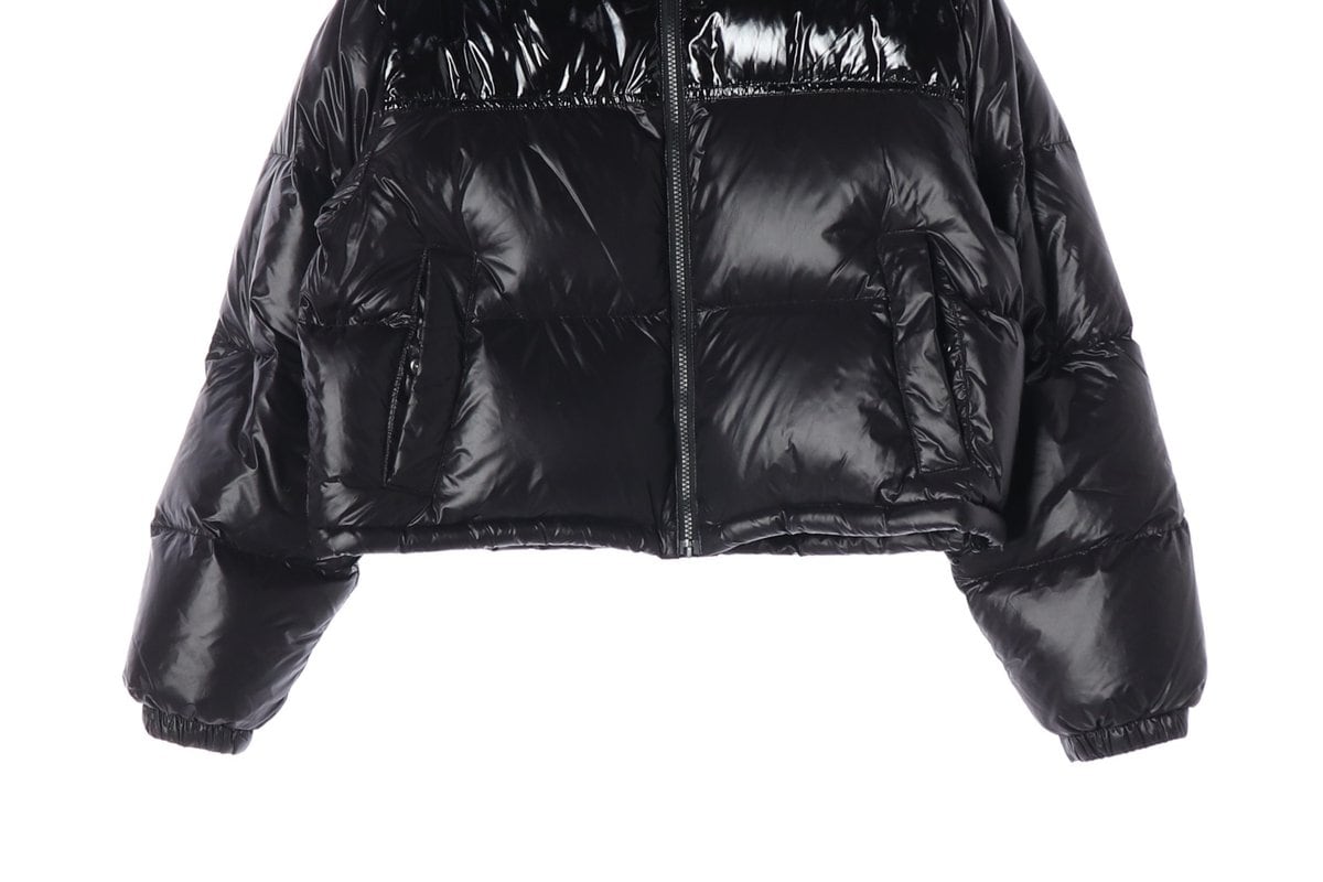 마르디메크르디 24FW 하이넥 구스다운 숏 패딩 블랙 상세 이미지 5